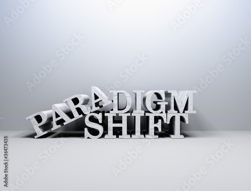 Foto Pradigm shift