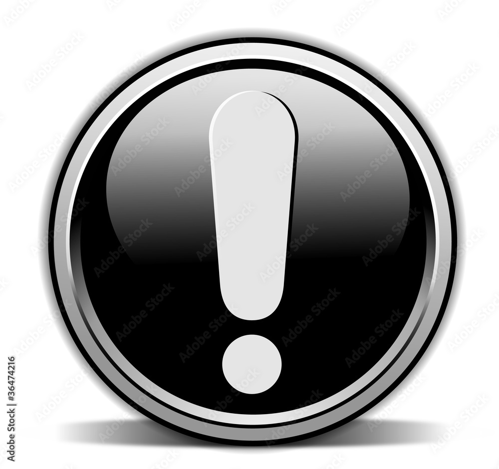 Exclamation Point, black Exclamation Point, black