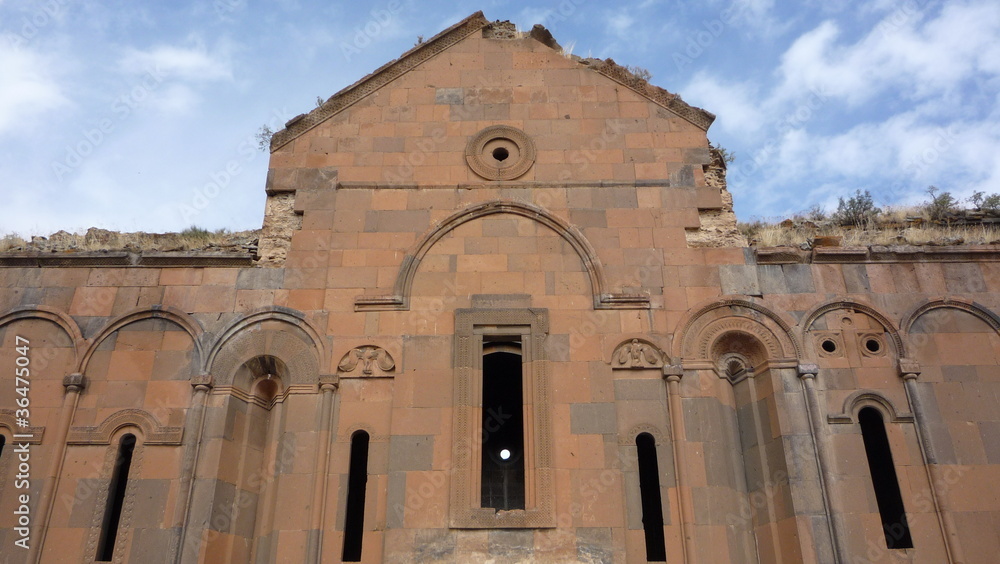 Armenian cathederal at ani in turkey