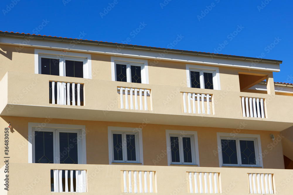 Balconies modern home