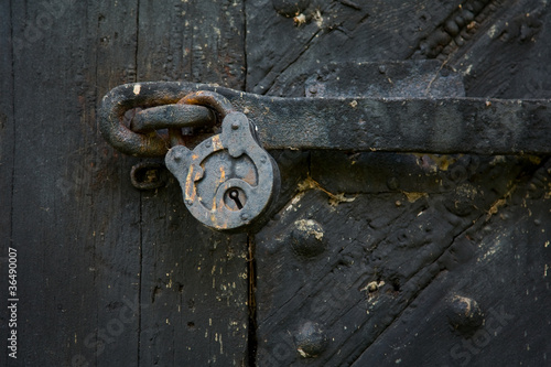 Old door lock © Kaspars Grinvalds