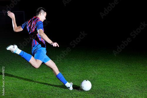 football player in action