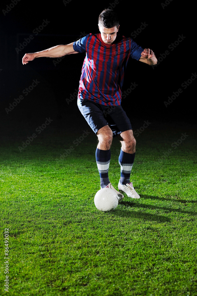 football player in action