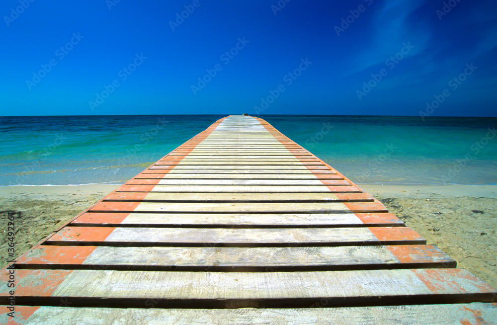 sea view on a bridge sea view on a bridge