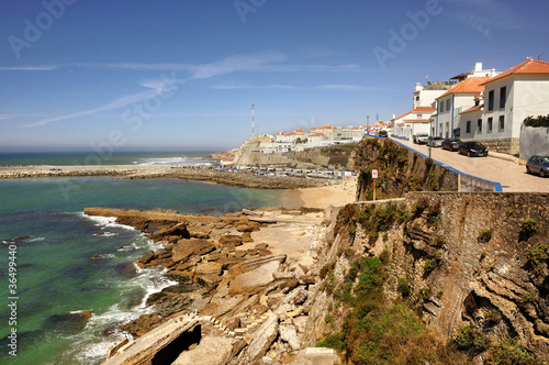 Ericeira. Portuguese coast. Beach, harbor, cliffs. Portugal photo