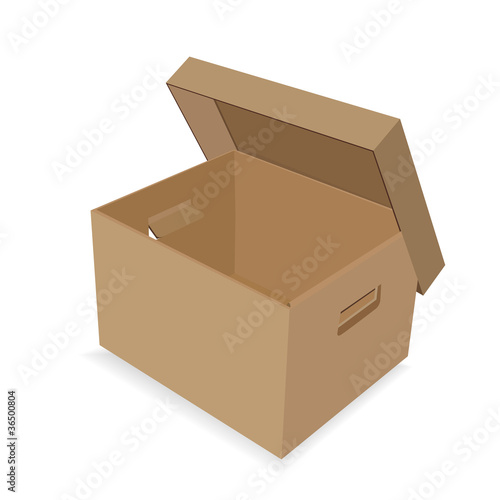 Paper box with a lid