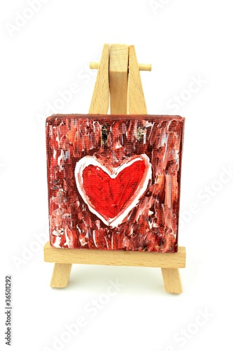 Heart painting photo