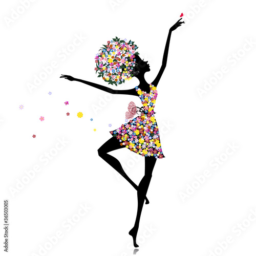 Flower girl ballerina