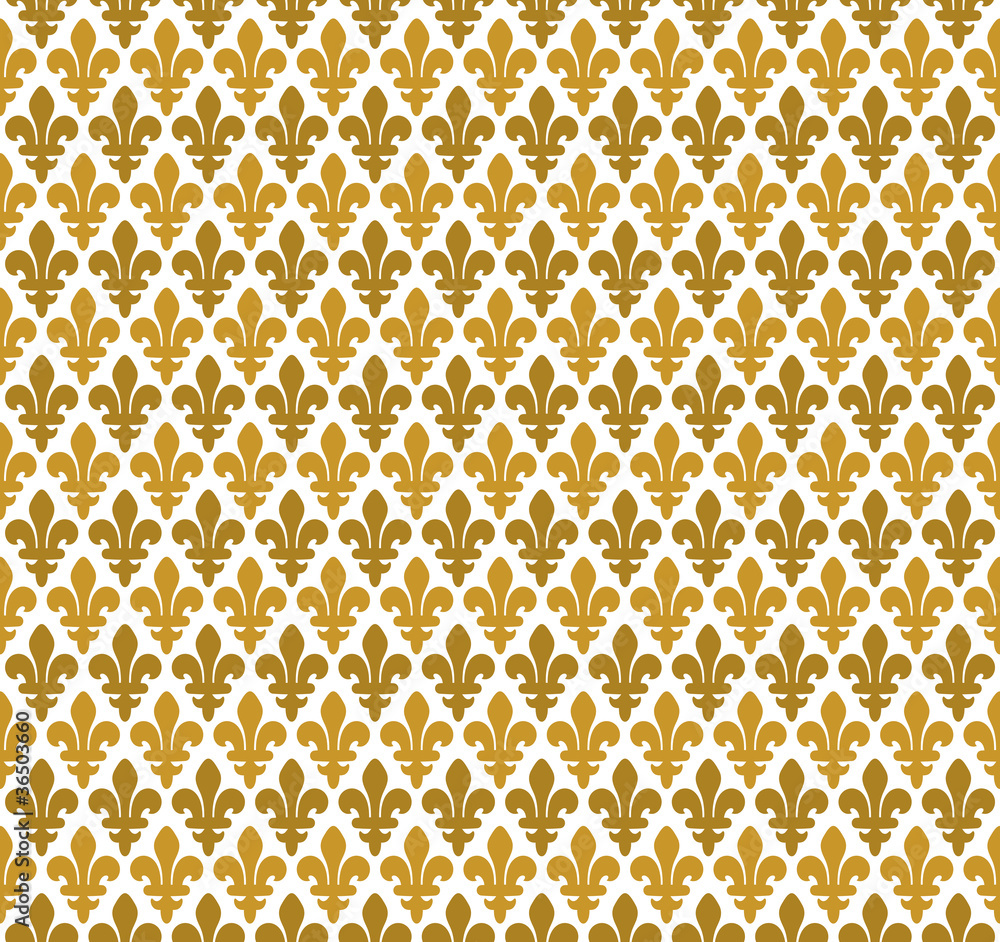 Royal pattern - lily seamless pattern