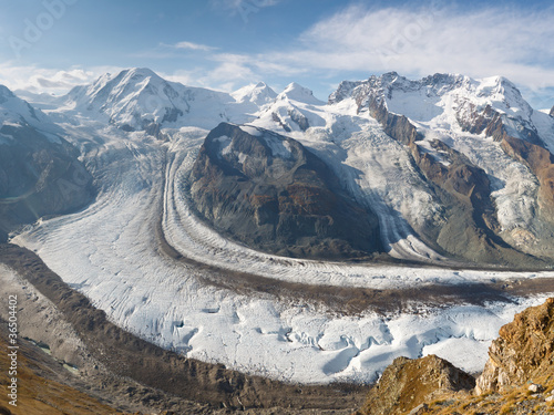 Gorner Glacier (Gornergletscher), Switzerland photo