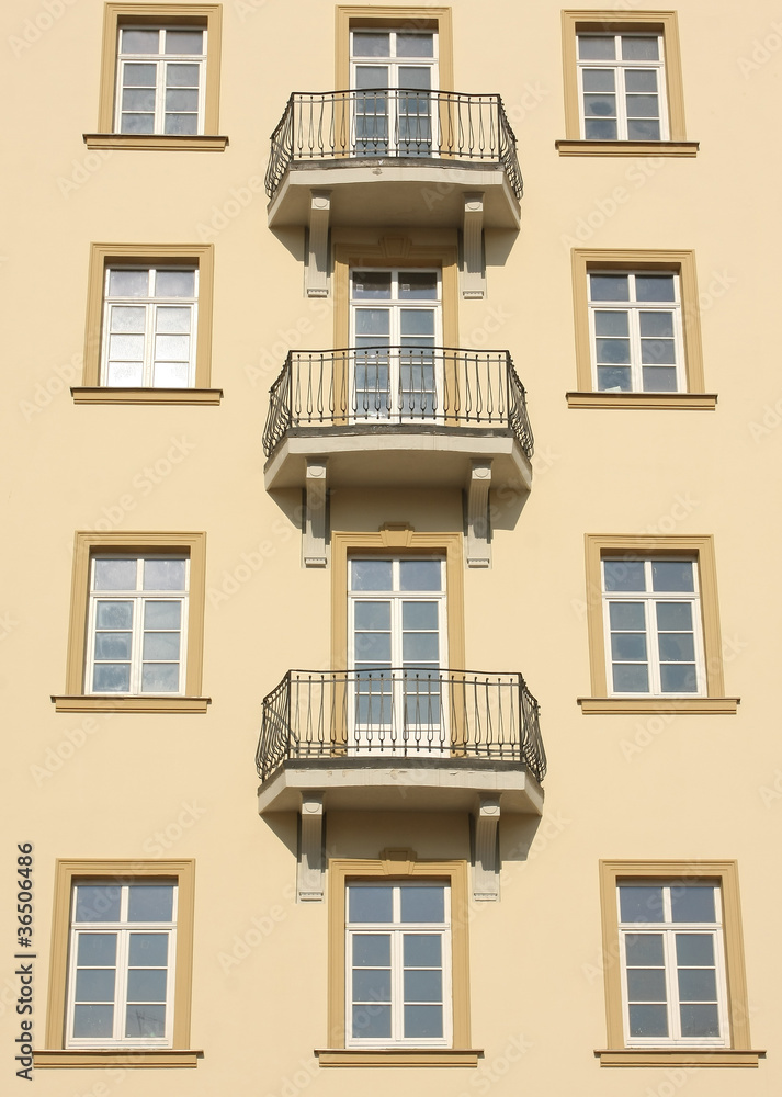 Obraz premium Building windows detail