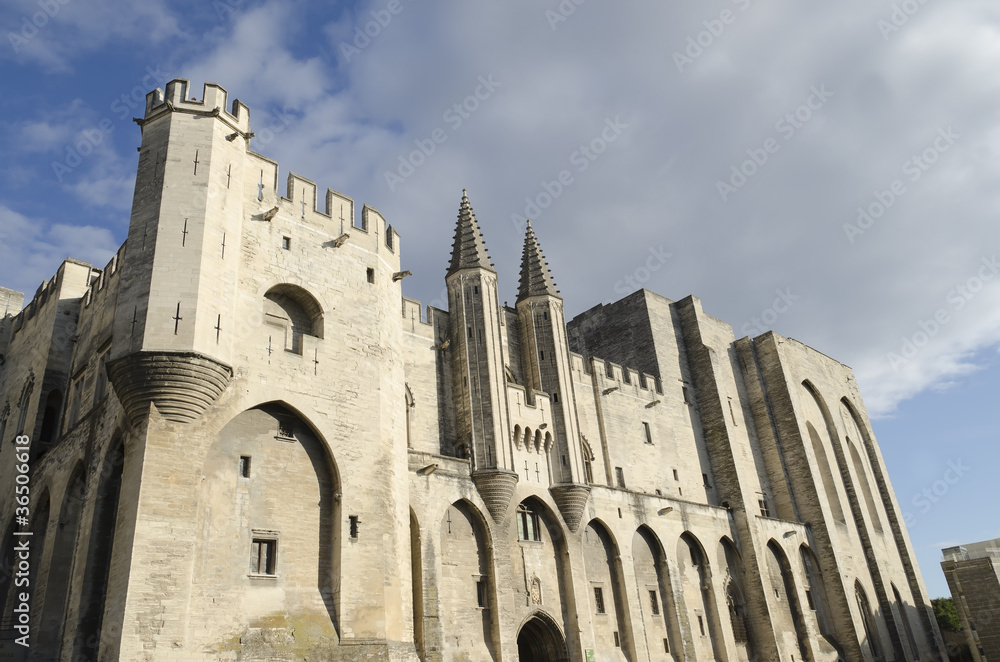 Palais des Papes en Avignon, Provence,  France