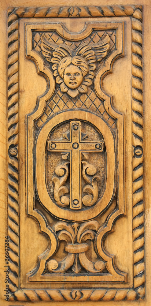 Church wood carve