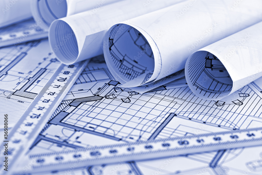 rolls of architecture blueprint, house plane & metric folding ru rolls of architecture blueprint, house plane & metric folding ru