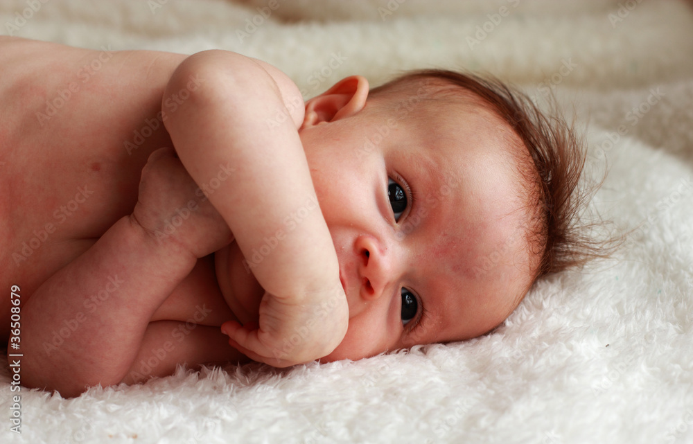 two month old adorable baby two month old adorable baby