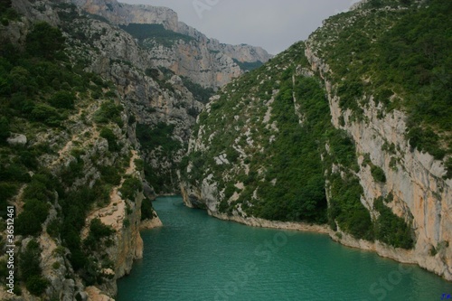 Entrée des Gorges Du Verdon lac de Sainte Croix