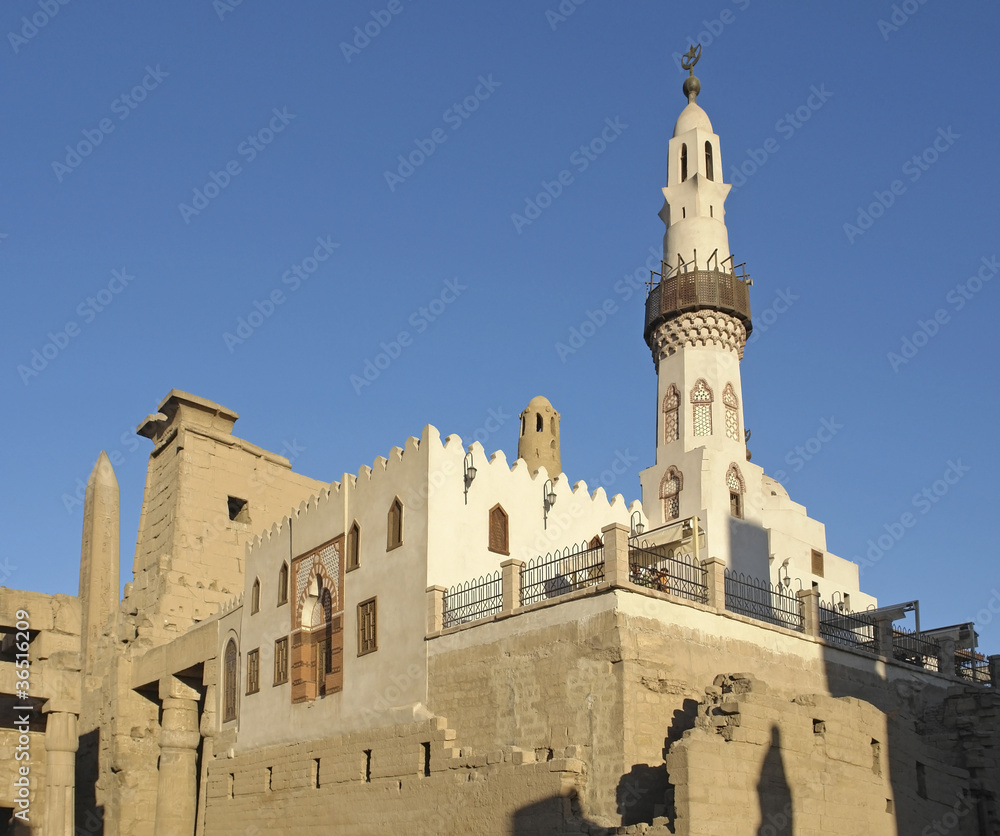 mosque at Luxor Temple in Egypt