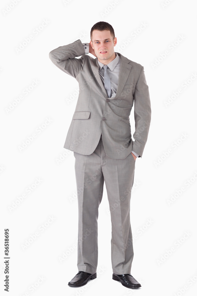 Portrait of a tired businessman Portrait of a tired businessman