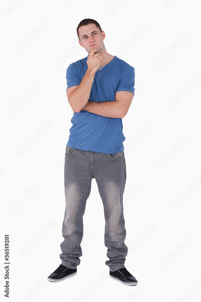 Portrait of a thoughtful man Portrait of a thoughtful man