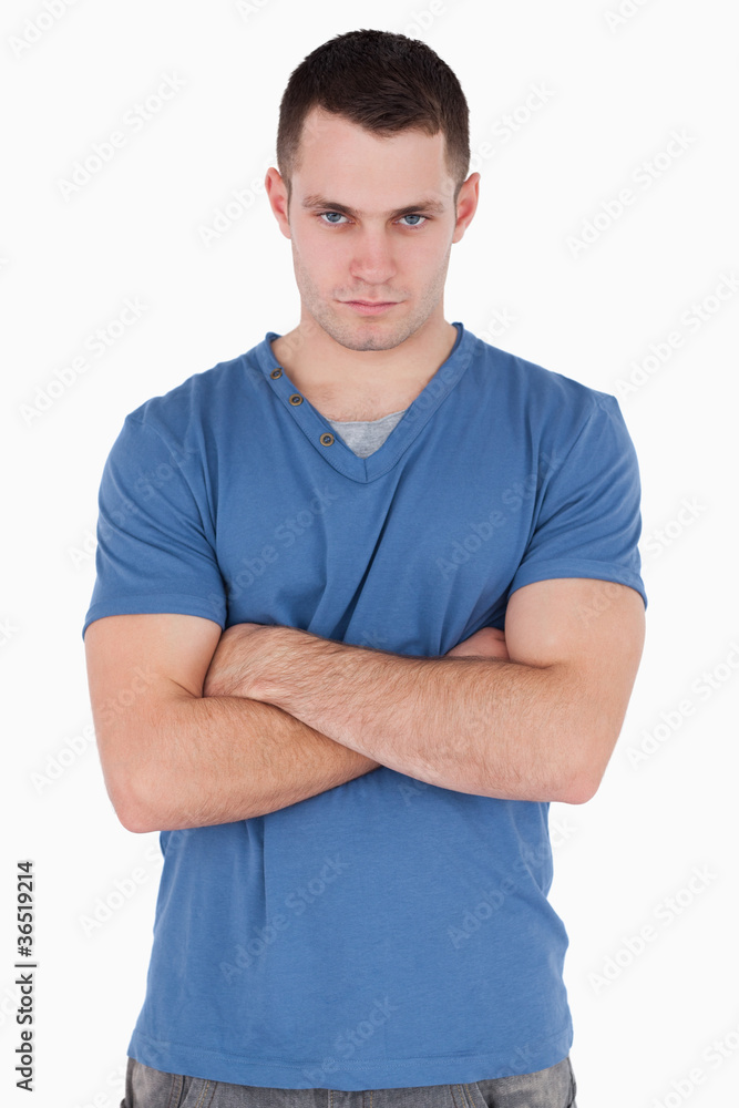 Portrait of a serious man Portrait of a serious man
