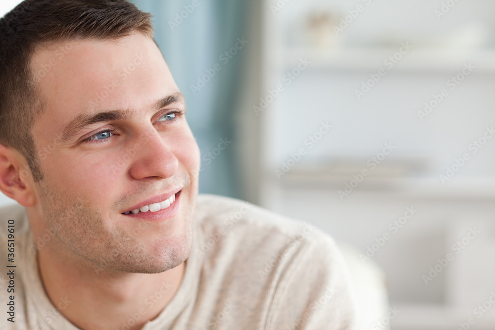 Smiling man posing Smiling man posing