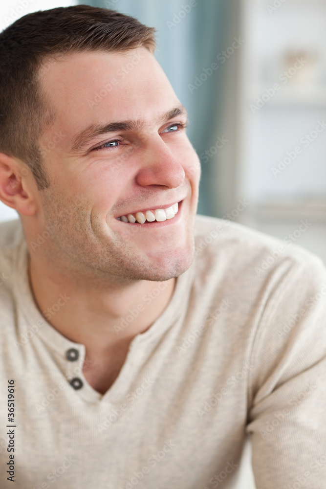 Obraz premium Portrait of a smiling man posing