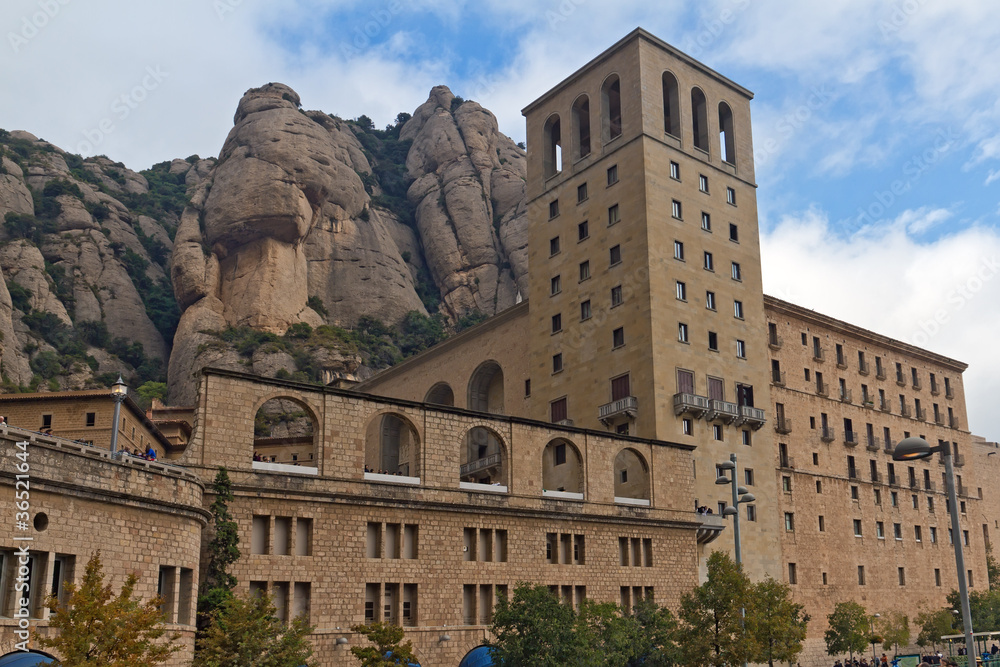 Fototapeta premium Monastery in Montserrat, Spain