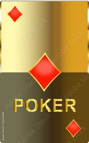 Canvas Print CASINO POKER