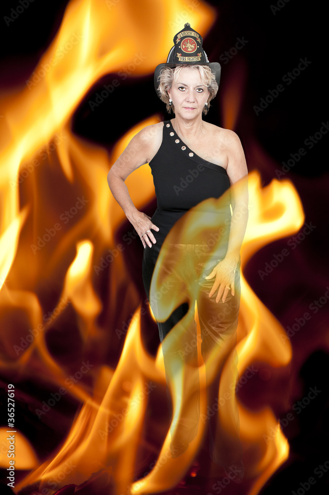 Fototapeta premium Firefighter