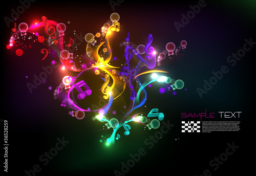 Music Magical Melody Background