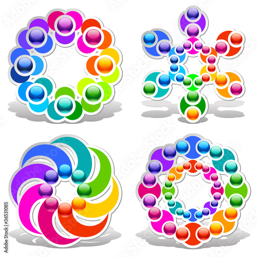 Set of vector design elements62