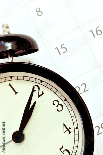 Clock and calendar