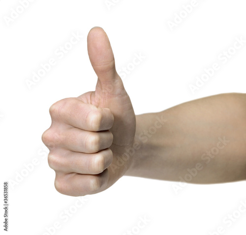 Tablou pe pânză hand signaling allright