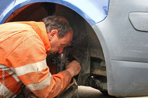 mechanic at work