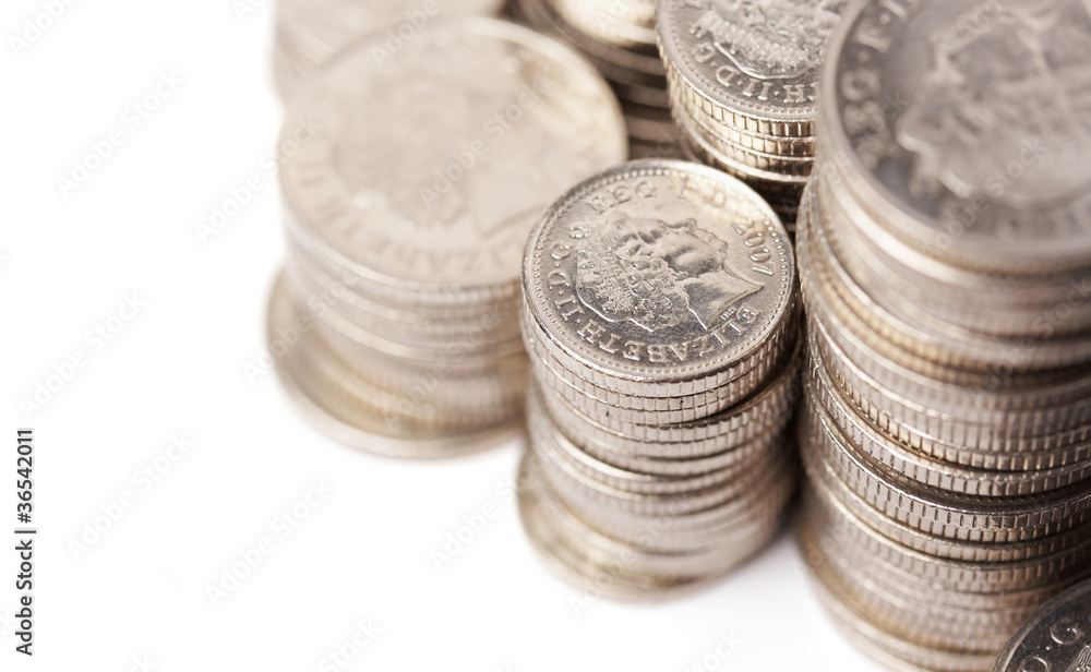 piles of silver coins; financial growth piles of silver coins; financial growth