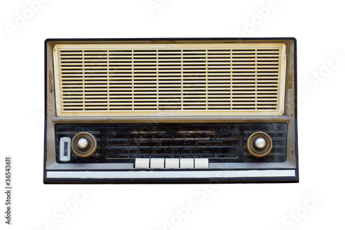 Old radio isolated