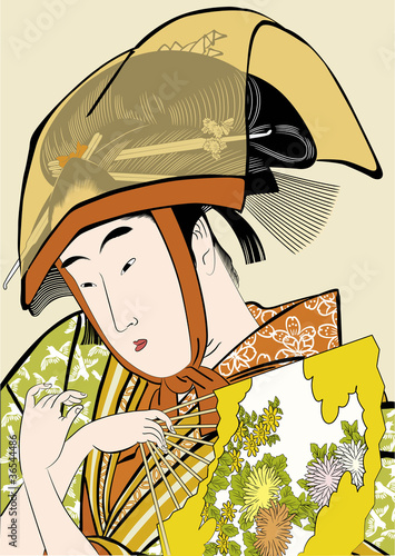 浮世絵　江戸美人画03