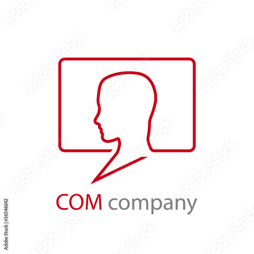 Logo communication, info # Vector