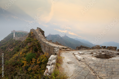 Canvas Print great wall of china