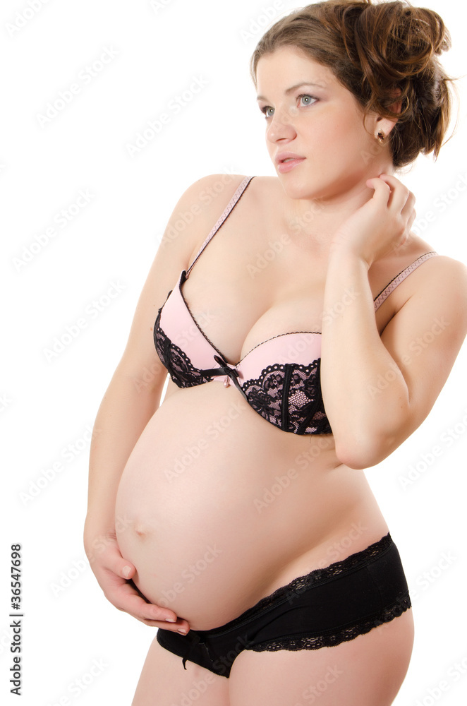 The pregnant woman