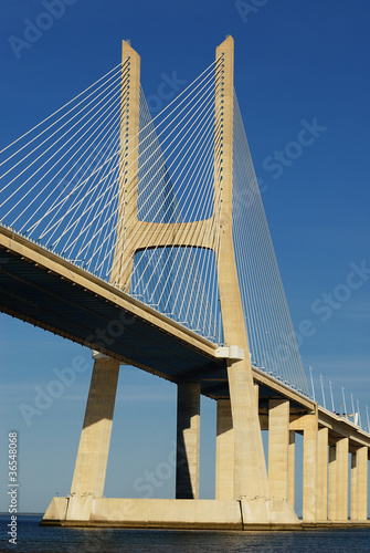 Vasco da Gama bridge  Lisbon  Portugal