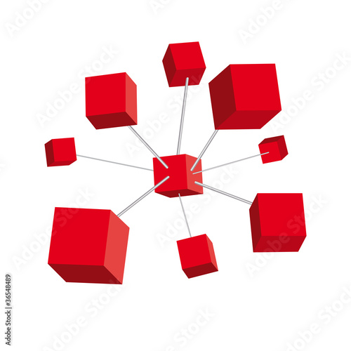 Logo network # Vector