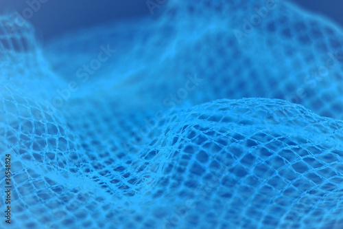 Bilde på lerret blue net background