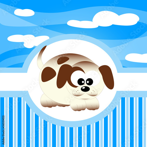 animali della fattoria, cagnolino, cane