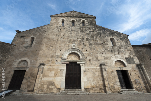 Anagni  Frosinone  Lazio  Italy  - Medieval cathedral  facade