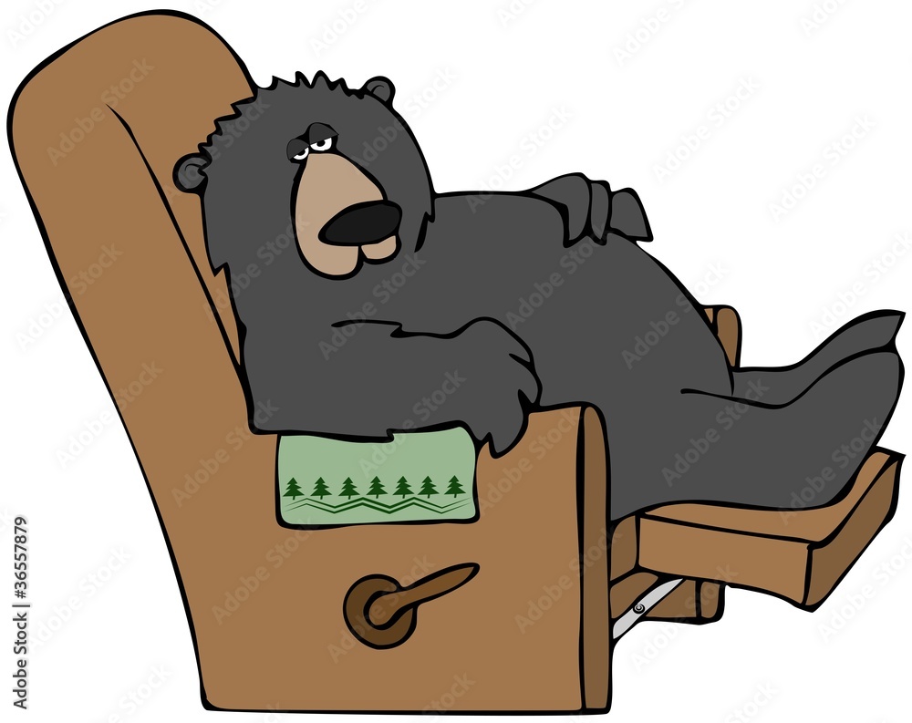 Obraz premium Hibernating Bear