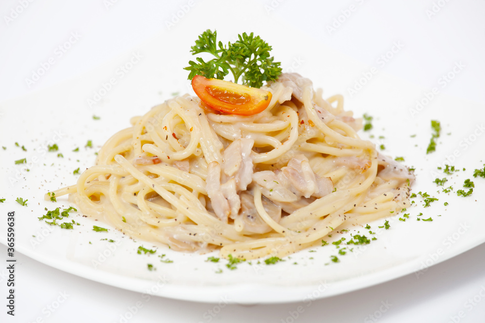 dish of spaghetti dish of spaghetti