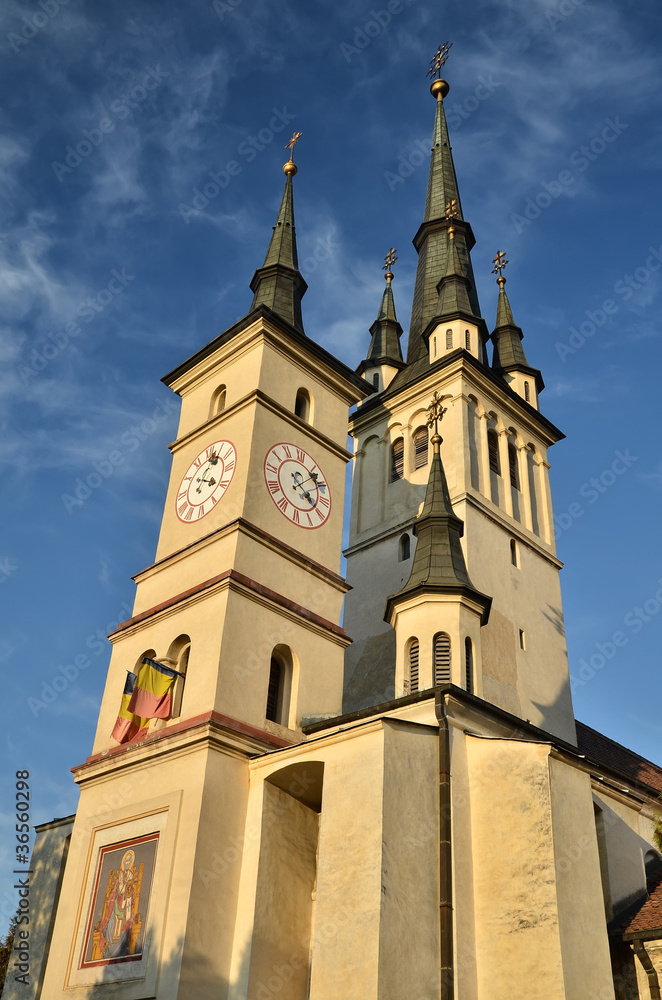 Fototapeta premium Saint Nicholas Church in Brasov, Romania