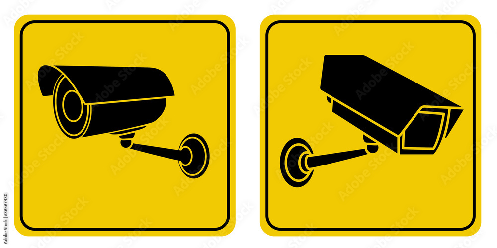 Surveillance Camera Signs