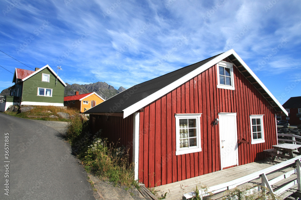 the colours  of Henningsvaer